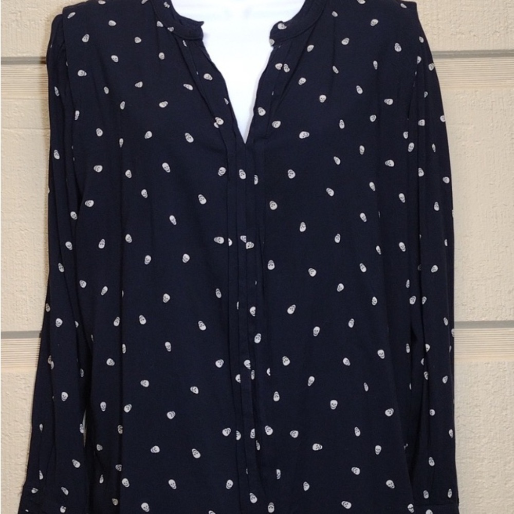 Skull motif blouse by MNG M